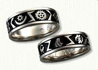 African Adinkra Symbols Bands