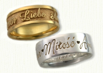 love wedding ring