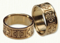 Byzantine Wedding Rings