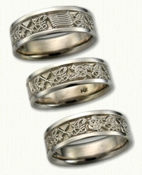 Custom Military Wedding Bands