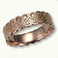 Tramore Celtic Knot Wedding Rings