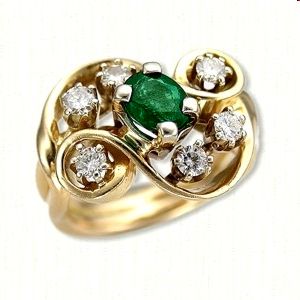 Emerald ring #14