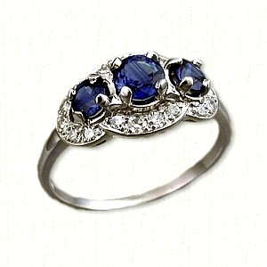 Celtic engagement rings sapphire