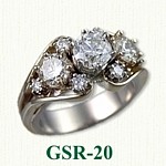 Diamond Gemstone Rings