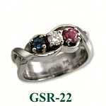 Multi Gemstone Rings