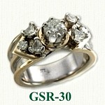 Diamond Gemstone Rings