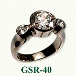 Bezel Set Gemstone Rings