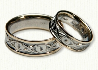 infinity wedding bands