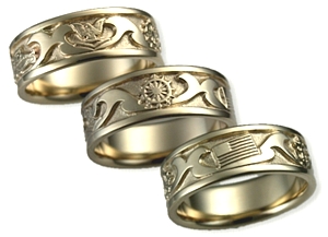 Custom Military Wedding Bands