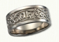 Personalized Wedding Rings in gold and platinum