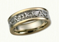 Personalized Wedding Rings in gold and platinum