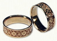 Rosette Wedding Bands