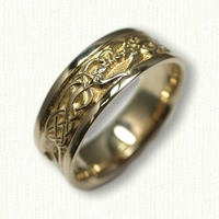 14kt Yellow Custom Story Band  