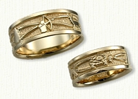 14kt Yellow Gold Custon Hunting Story Band