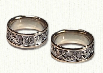 custom christian wedding rings