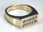 Custom Diamond Wedding Rings in gold and platinum